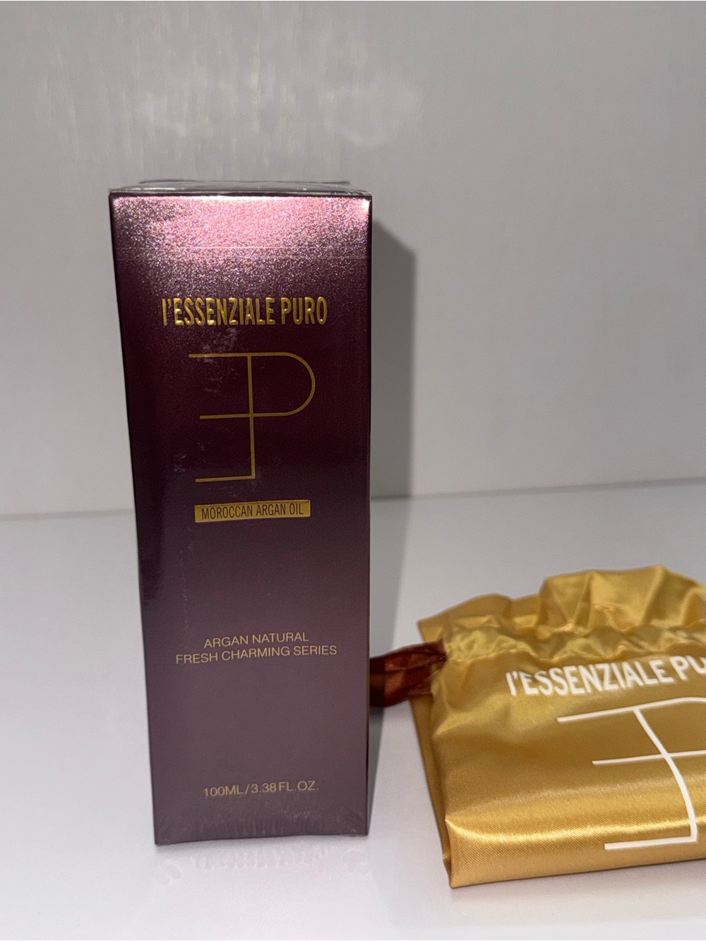L’Essenzaiale Puro Dubai Premium Moroccan Argan Oil Hair Face Body 3.38fl Oz